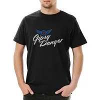 Urban Backwoods Print-Shirt Vintage Gipsy Danger Logo Herren T-Shirt Del Toro Kaiju Pacific Rim (1-tlg) Battle Movie Tech Mechs