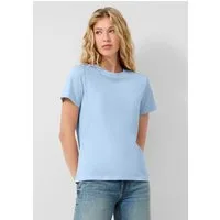 QS Kurzarmshirt T-Shirt Baumwollshirt