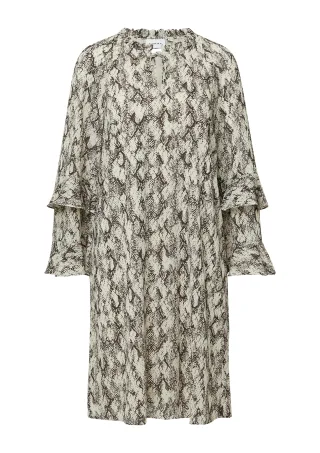 comma - Kleid beige - Gr. - 36