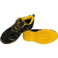 Urgent Arbeitsschuhe Sportliche Sicherheitsschuhe Schwarz-Gelb Schutzkappe S1 Arbeitsschuh