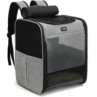 Dogat Tiertransporttasche Tiertransportbox, Katzenrucksack, Hundetasche für Katze & Hund bis 7 kg, BxTxH: 27 x 34 x 40 cm