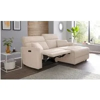 OTTO home Ecksofa JENNA L-Form, 209cm - OTTO. Verlässliche Qualität., manuelle o. elektrische Relaxfunktion, USB A/C, weicher Sitz, Cord.