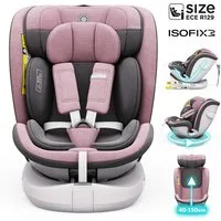 Daliya® Autokindersitz ROTAZIONE Kindersitz, Autositz, Kinderautositz, Babyschale, ab: ab Geburt, bis: bis 12 Jahre, ab: 40 cm, bis: 150 cm, 8-stufige Sitzneigungsverstellung, höhenverstellbare Kopfstütze