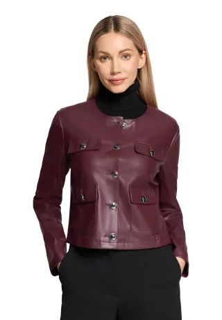 Betty Barclay - Blazer-Jacke dark aubergine - Gr. - 42