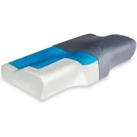 Vitabo Nackenkissen Kopfkissen mit Gel-Auflage, ergonomisch, Seitenschläfer Nackenkissen