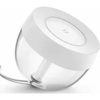 Philips Hue Smarte LED-Leuchte White & Color Ambiance Iris Tischleuchte weiß, Abschaltautomatik, Bluetooth, CCT - über Fernbedienung, Dimmfunktion, Farbsteuerung, Farbwechsel, Leuchtdauer einstellbar, Memoryfunktion, Nachtlichtfunktion, RGB, Smart Ho