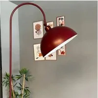 Bamyum Stehlampe Moderne Stehlampe aus Metall mit E27, verstellbarer Lampenschirm, ohne Leuchtmittel, E27, verstellbarer Lampenschirm, Stehluchte mit Ablage