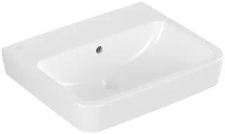 Villeroy & Boch Waschbecken O.novo 550x460mm Eckig mit Überlauf Weiß Alpin, 4A415701 4A415701