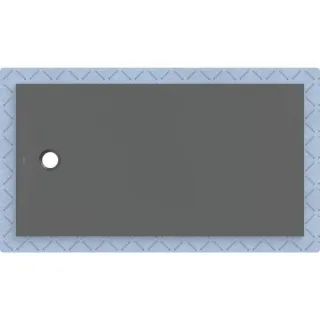 Geberit CleanFloor30 Duschfläche integriert, mit Dichtvlies, graphit: 170x90cm,, 551018DM1 551018DM1
