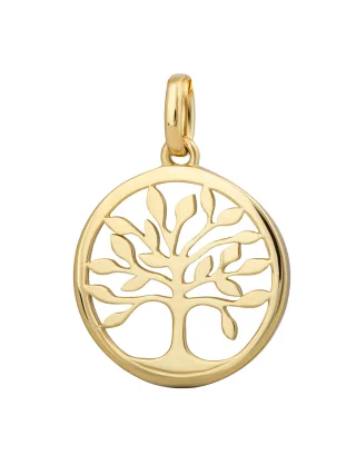 Orolino Anhänger Gold 375 mit Lebensbaum-Motiv