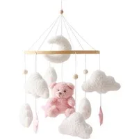 CLTYQ Mobile Baby,Windspiele Babybett Mobile 3D Bär, Kinderzimmer Hängende Bettglocke, Neugeborenen Geschenk für Baby