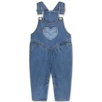 Levi's® Kids Jeanslatzhose LVG OVERALL W HEARTS mit süßen Herztaschen, super bequem