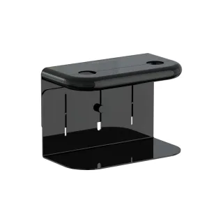 VitrA Liquid Doppel-Seifenspenderhalter Wandmontage Breite 20 cm Schwarz Hochglanz,A4456739 A4456739