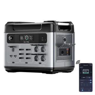 [EU Direct] OUKITEL P2001 Plus Portable Power Station, 2400W AC Output, 2048Wh LiFePO4 Battery, 13 Outlets, 80% Charge i