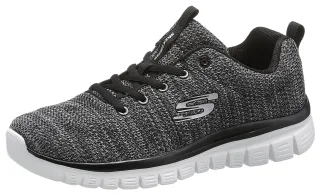 Skechers Sneaker "Graceful - Twisted Fortune" Freizeitschuh, Halbschuh, Schnürschuh mit Memory Foam