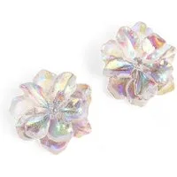Eyecatcher Paar Ohrstecker Blumen Flower Ohrstecker Ohrringe die bunt funkeln im Sonnenlicht (Paar, 2 Ohrringe)