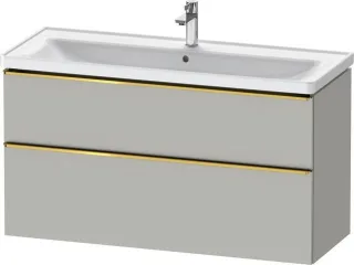 Duravit D-Neo Waschtischunterbau wandhängend Betongrau Matt 1184x452x625 mm - DE4391034070000 DE4391034070000