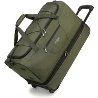 FERGÉ Reisetasche mit Rollen & extra Schuhfach, groß, Handgepäck, Tragetasche aus Nylon, Erweiterbare Reisetasche, Handgepäck / XL, Schuhfach & Außenfächer