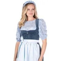 MarJo Dirndl Samt Dirndl 2tlg. - DORFSTETTEN - dark night/eisblau