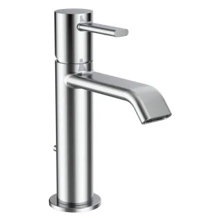 LAUFEN Waschtischarmatur MEDA Festauslauf Ausladung 110 mm mit Ablaufventil chrom HF506603100000
