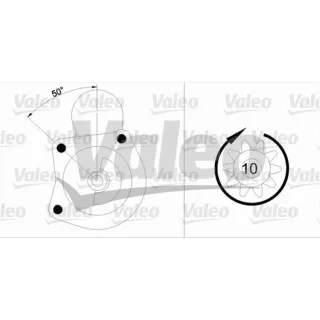 Valeo Starter 1,8 kW Ford Courier Escort Fiesta Mondeo Orion Mazda 121
