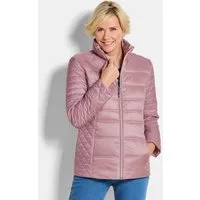GOLDNER Steppjacke Übergangsjacke mit Muster-Mix Windjacke mit Stehkragen, Reißverschluss, Taschen und Langarm