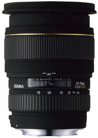 Sigma 24-70mm 1:28 EX DG Makro [für Canon] schwarz