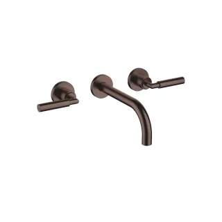 Dornbracht Waschtisch-Wandbatterie ohne Ablaufgarnitur TARA 36712882 Dark Bronze gebürstet (PVD),367 36712882-43