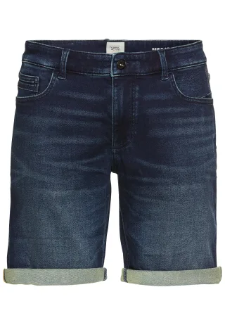 camel active - fleXXXactive® Jeansshorts im Regular Fit dark indigo