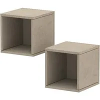 Home affaire Wandregal Infinity, Set 2-tlg., Würfelregal 2er-Set, Breite 28 cm, Höhe 29 cm