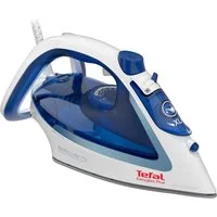 Tefal Dampfbügeleisen Easygliss, 2500 Watt, Dampfstoß 220 g/Min., Wassertank 270 ml, 2500 W, Durilium Airglide Bügelsohle, schnelles Aufheizen, blau/weiß, FV5736