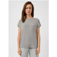 QS Kurzarmshirt T-Shirt T-Shirt aus Lyocellmix