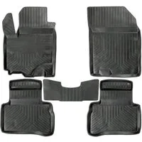 fussmattenprofi.com Auto-Fußmatte 4D Universal Auto Gummi Fussmatten Set (1 St), Peugeot 3008, Jaguar F-Pace, Tesla Model X, Honda HR-V, Volkswagen T-Cross, Fiat 500X, Ford Kuga Hybrid, Ford Transit, IVECO Daily, Opel Movano, Ford S-Max, Hyundai i10,