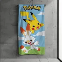 POKÉMON Strandtücher Pokémon Strandtuch, 100% Baumwolle, 140 x 70 cm