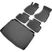 RECAMBO Kofferraumwanne für Audi A4 B8 Limousine, 2008-2015, für Audi A4, 100% passgenaue Antirutschmatte, Kofferraum Schutzmatte, Gummimatte