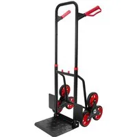 Trucky Treppensackkarre Treppenkarre Sackkarre 150 kg Stahl klappbar Treppensteiger Schwarz
