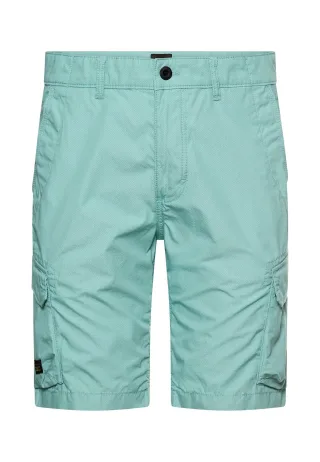 camel active - Cargoshorts aus reiner Baumwolle ocean green