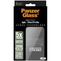 Ceramic Displayschutz Ultra-Wide Fit, Schutzfolie transparent, iPhone 16 Pro Max, EasyAligner