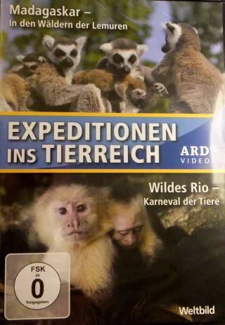 Expeditionen ins Tierreich (ARD / Weltbild) - 2 Folgen - Madagaskar - In den Wäldern der Lemuren + Wildes Rio - Karneval der Tiere