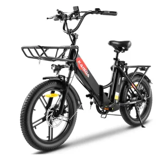 [EU DIRECT] KAISDA K201 Electric Bike 36V 10.4AH*2 Dual Batteries 250W Motor Top Speed 25KM/H 20inch Tires 80-90KM Max M