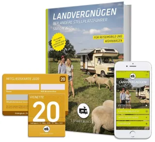 Landvergnügen Deutschland: Der andere Stellplatzführer Saison 2020