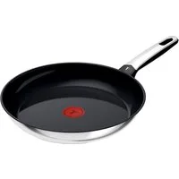 Tefal Bratpfanne Emotion+, Edelstahl (1-tlg), Premium Edelstahl, Induktion, spülmaschinenfest, hochglanzpoliert