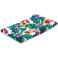 Bestway Badeinsel Blissful Drifter™, (Packung, 1-St., 183 x 124 x 33 cm), Inkl. abnehmbarer, waschbarer Textilbezug