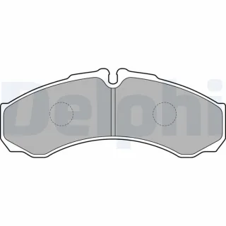 Delphi Bremsbel?ge vorne Iveco Daily 3 2,8