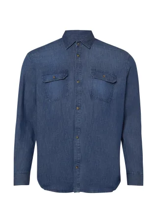 s.Oliver - Hemd blau - Gr. - 4XL