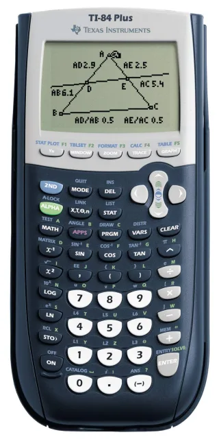 Texas Instruments Grafikrechner TI-84 Plus nachtblau
