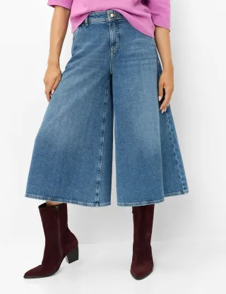 Brax Damen Hose Style MELLI S USED LIGHT BLUE, denim hellblau, Gr. 40K