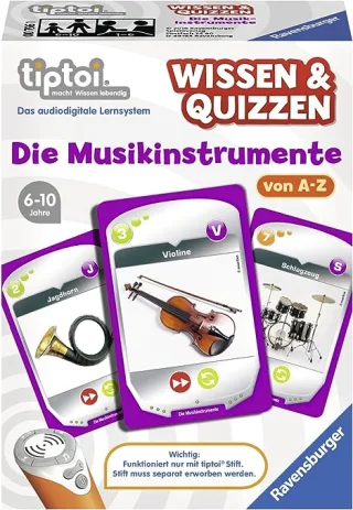 Ravensburger tiptoi 00756 - Wissen & Quizzen: Die Musikinstrumente