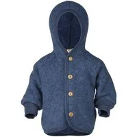 Engel Naturkleidung Walkjacke (1-St) Baby Fleece Jacke mit Kapuze aus Bio Schurwolle