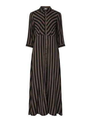 Y.A.S - YASSAVANNA LONG SHIRT DRESS S. NOOS Chocolate Brown - Gr. - M